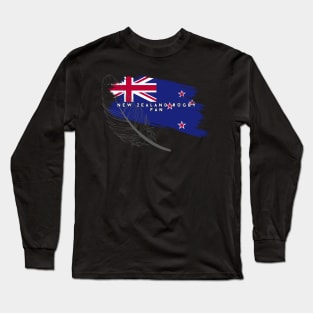 Minimalist Rugby Part 3 #009 - New Zealand Rugby Fan Long Sleeve T-Shirt